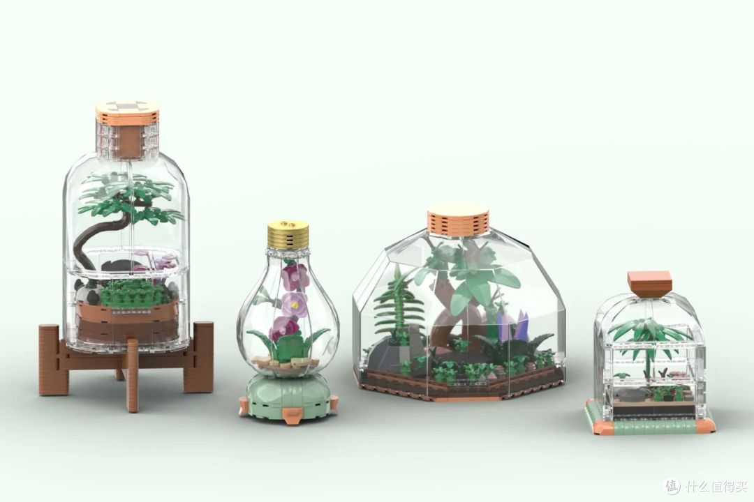 乐高玩家把水培、生态瓶搬进Ideas,植物系列要玩出新高度?!