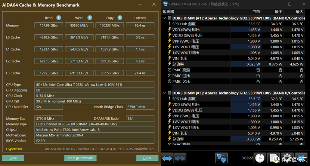 分形工艺North XL_铭瑄终结者 Z890-A WiFi_索泰 RTX 5070Ti 天启
