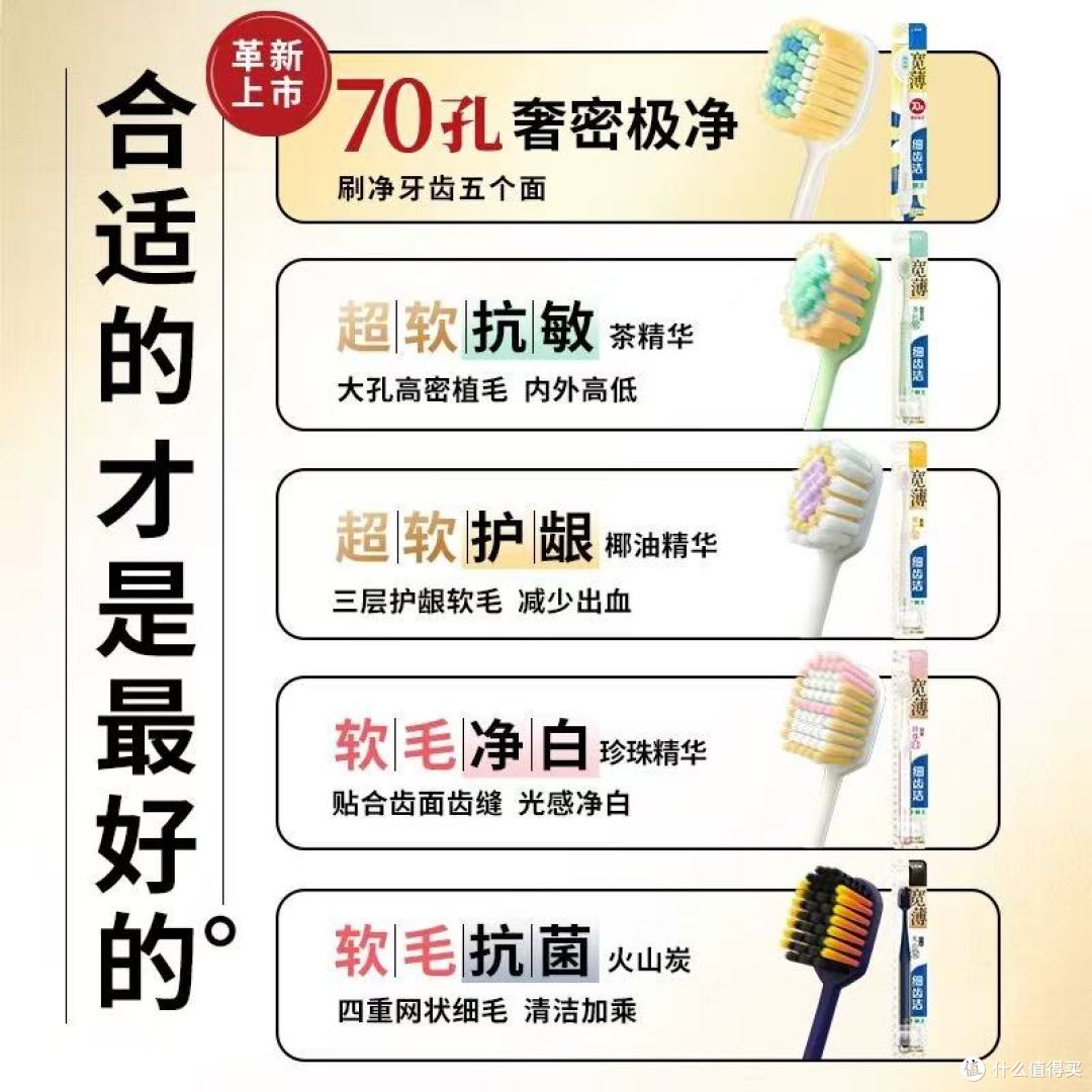 牙龈敏感党狂喜｜狮王细齿洁宽薄密绒牙刷，软到像在给牙齿做 SPA