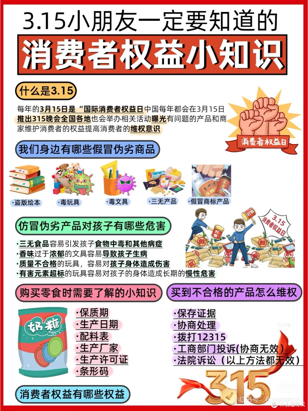 3·15小朋友一定要知道的消费者权益小知识