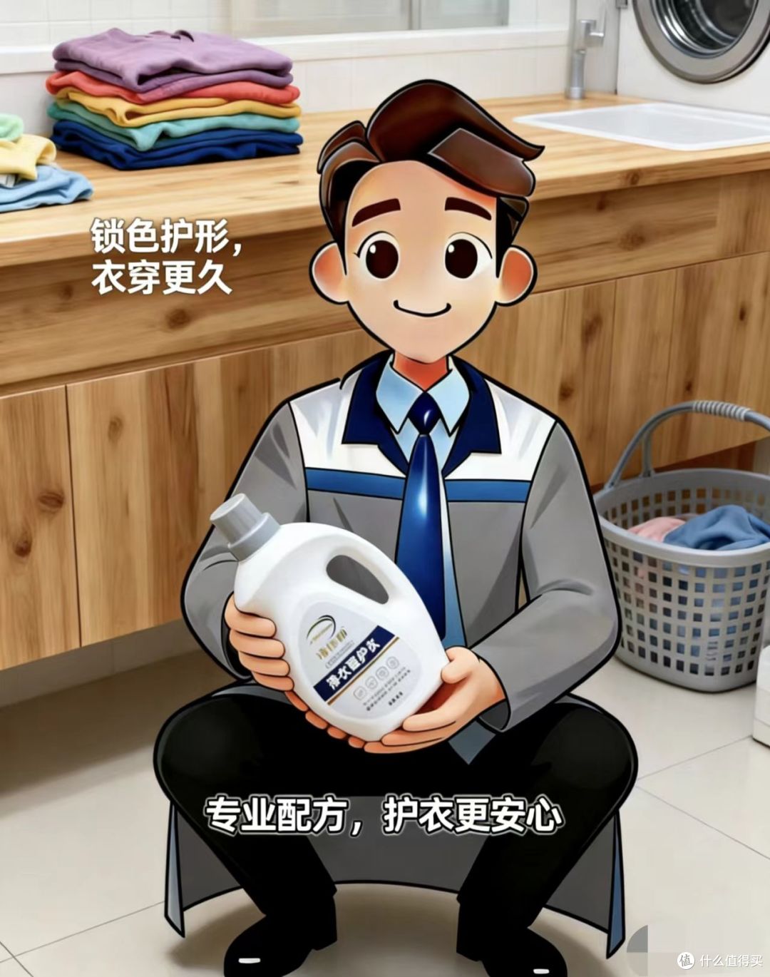 宝妈必入！好爸爸婴儿洗衣液 无荧光剂去奶渍温和不伤肤实测