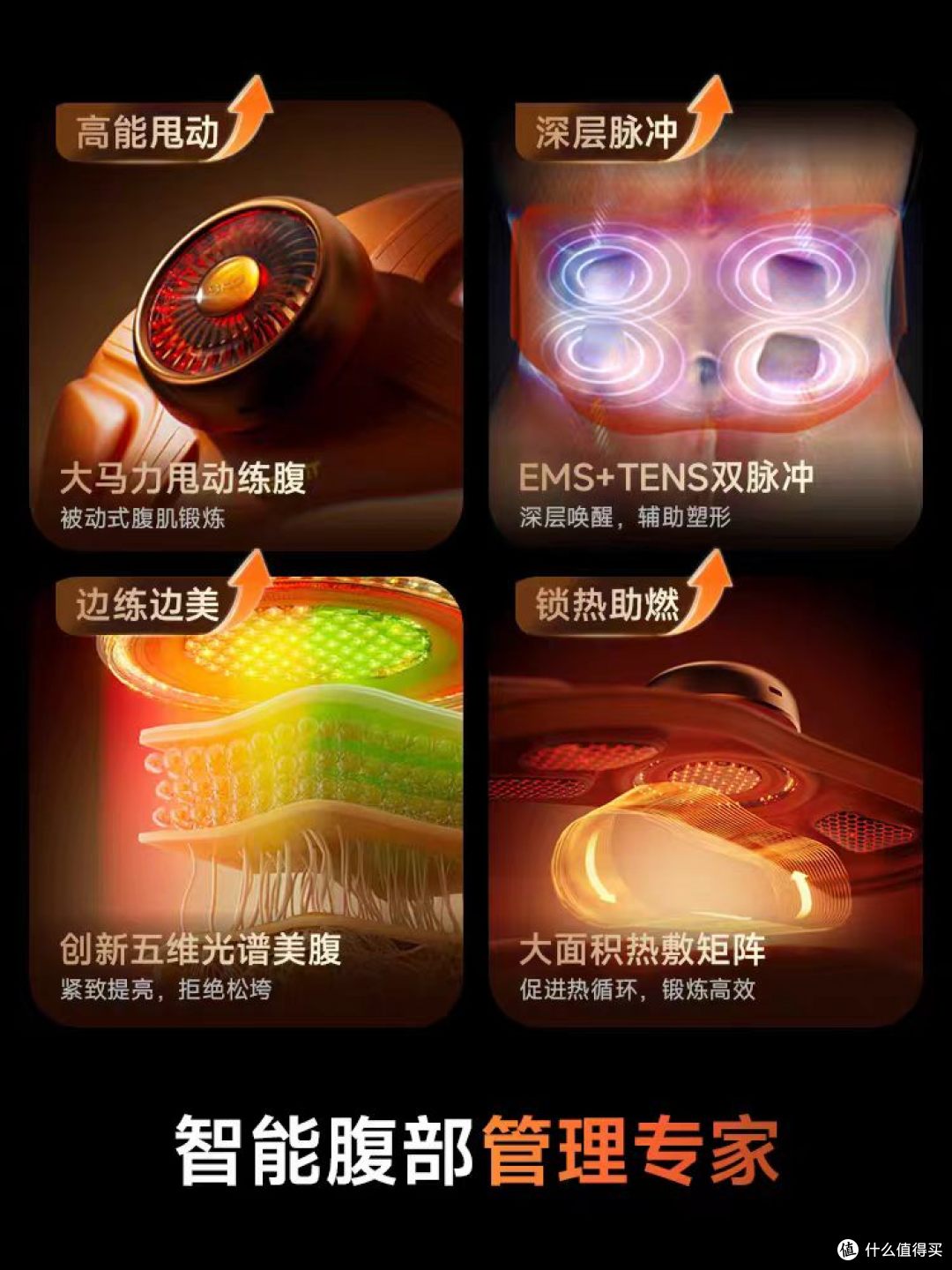 躺瘦天花板|SKG Q7Ultra 健腹仪,懒人也能练出紧致小腹