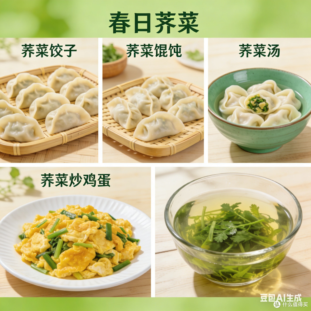 荠菜的多样烹饪方法