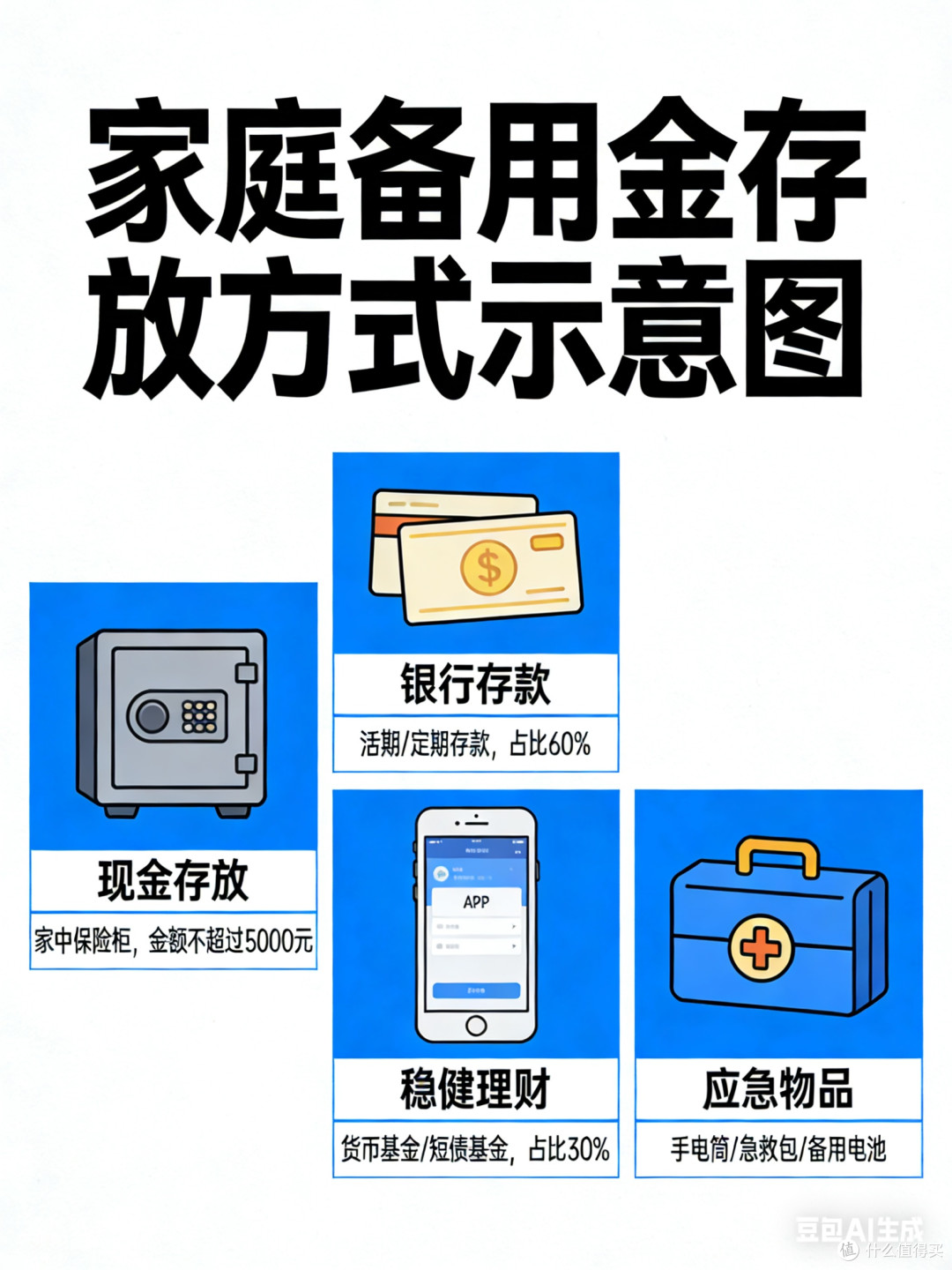 保守型家庭理财方案,三口之家的稳健配置清单