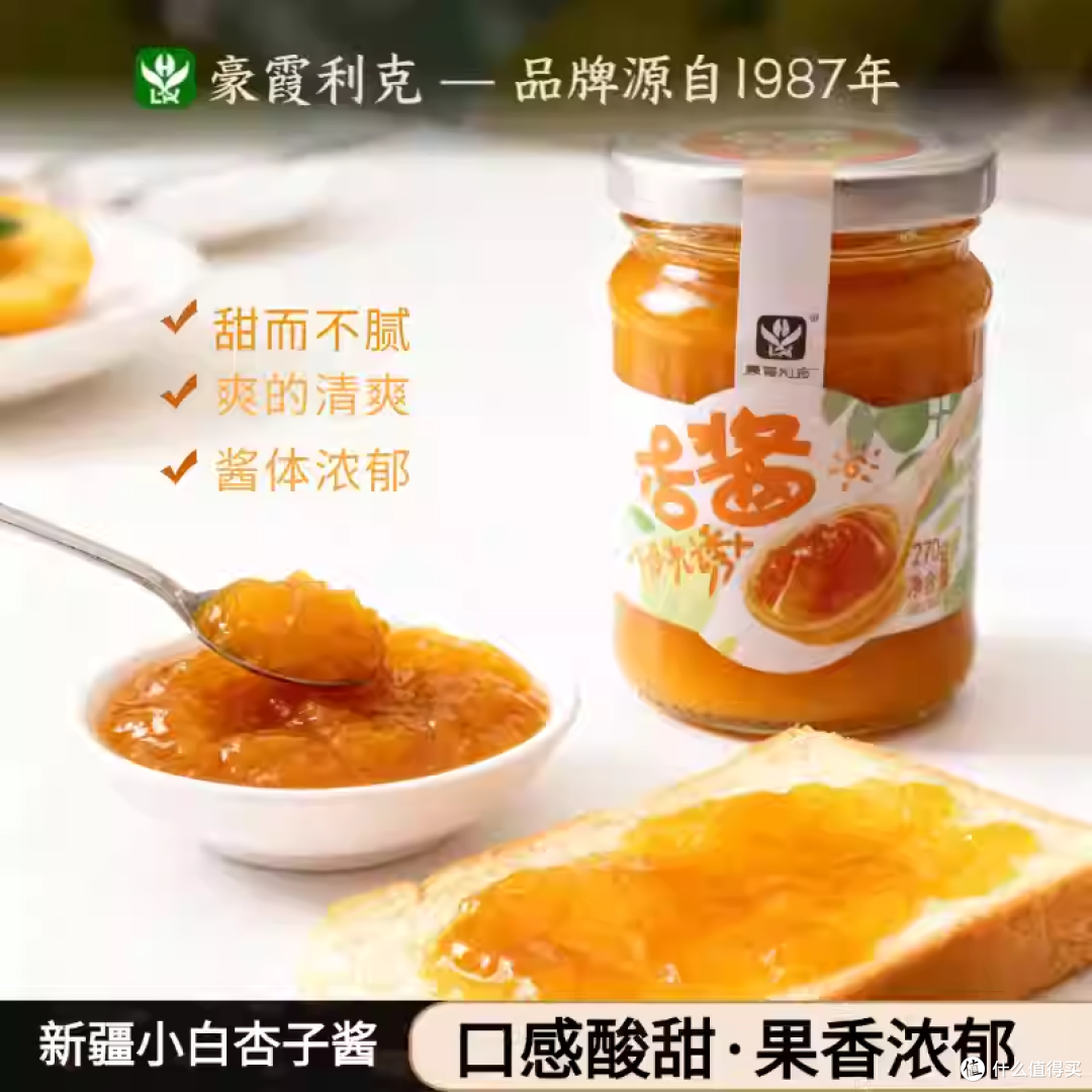 杏子酱黄杏果酱新疆特产酸甜涂抹冲饮奶茶面包烘焙酸奶
