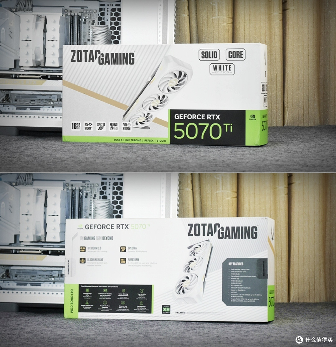 小钢炮玩家首选 索泰RTX 5070 Ti 16GB SOLID CORE OC WHITE实测