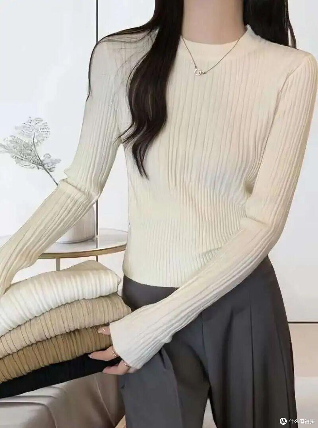 中年女性要少穿高领衫,显得脖子短,又非常显胖,换成这些更减龄