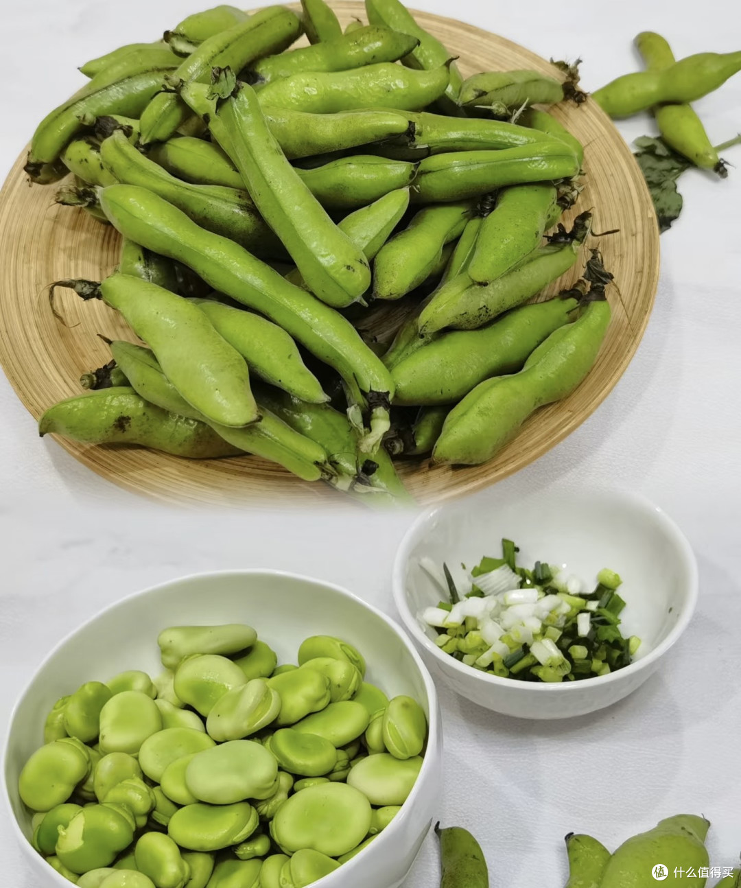 春日美食 葱油蚕豆