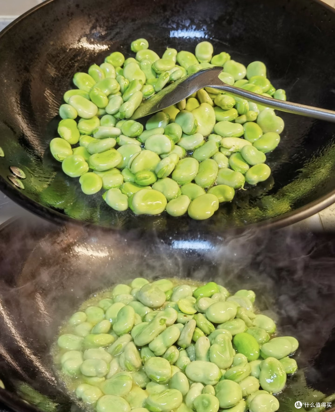 春日美食 葱油蚕豆