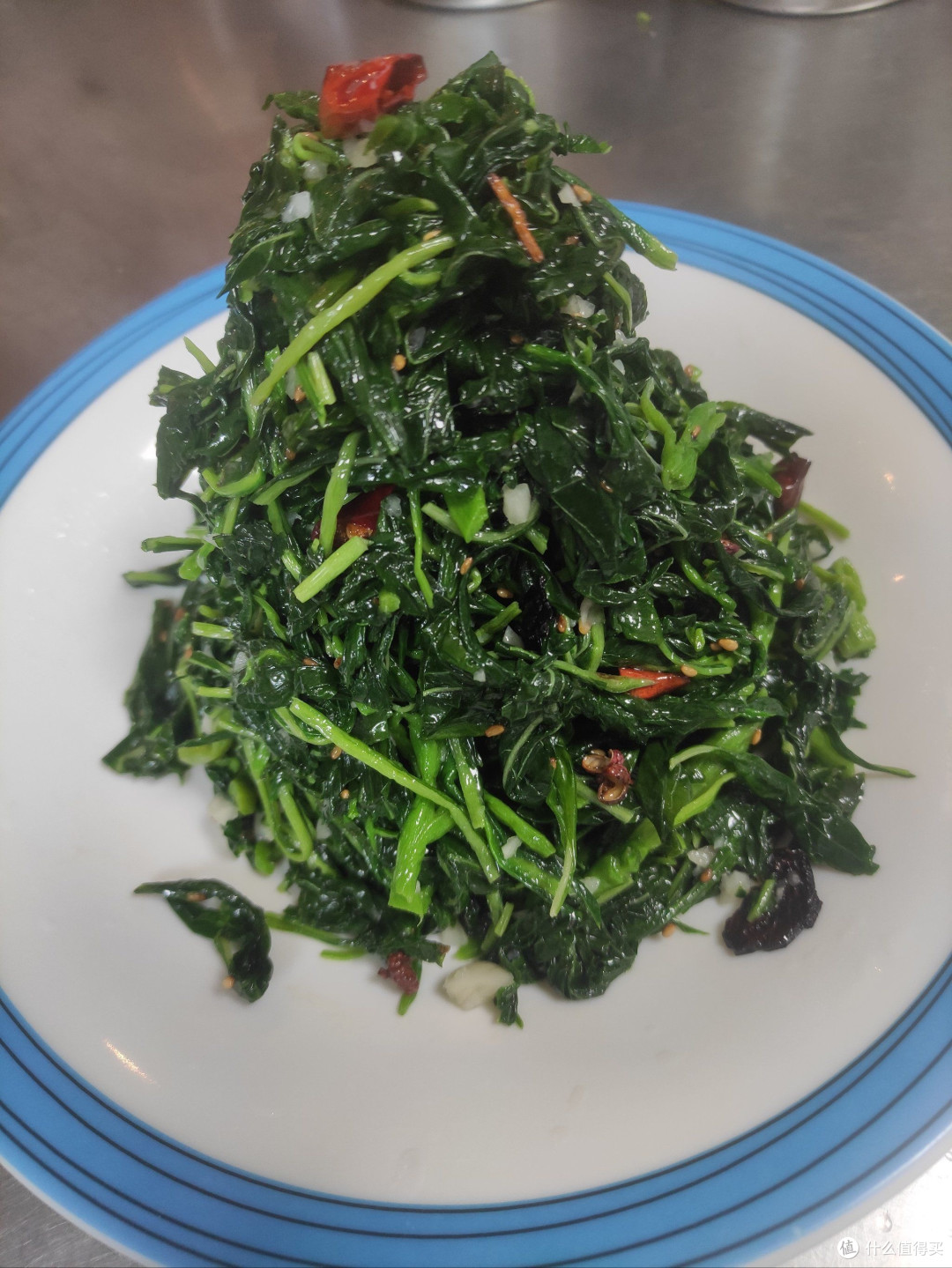 凉拌荠菜：春日清爽小菜