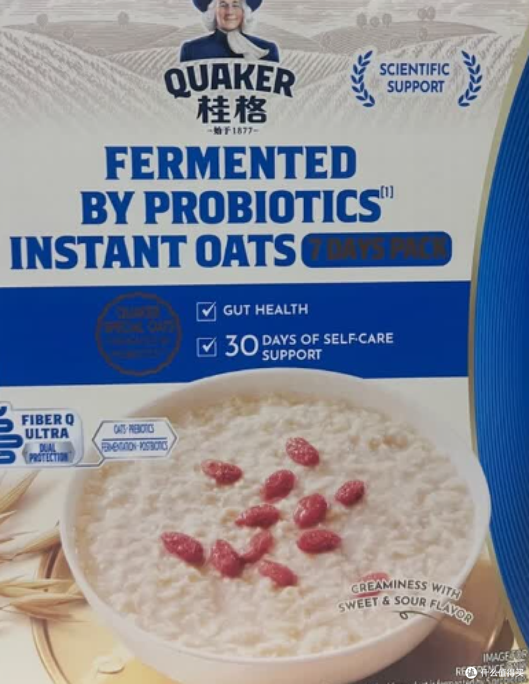 桂格(QUAKER)益生菌发酵燕麦