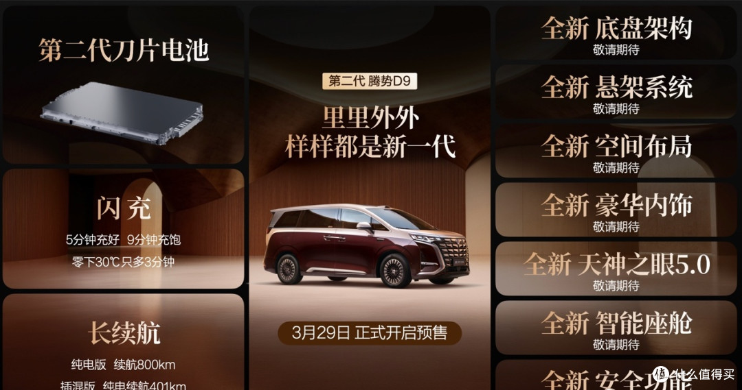 第二代腾势D9,续航升级