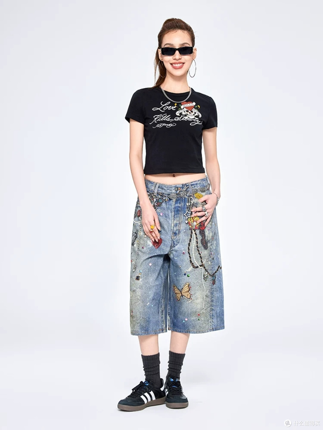 酷飒本命黑 T!Ed Hardy 这件夏季新款直接焊在身上