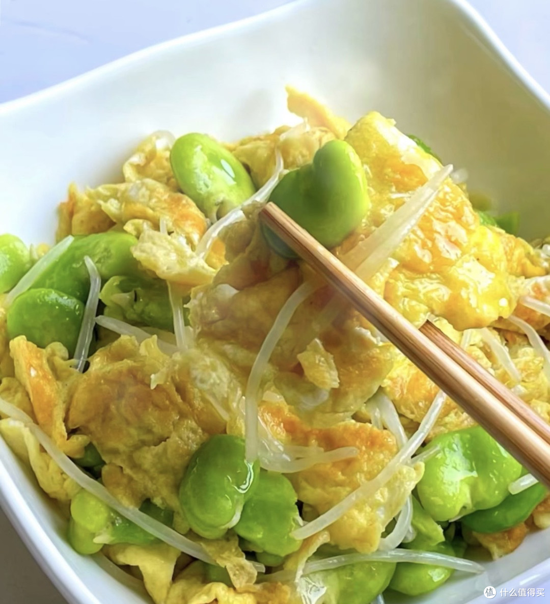 春日限定 蚕豆炒鸡蛋｜春日鲜掉眉的快手小炒