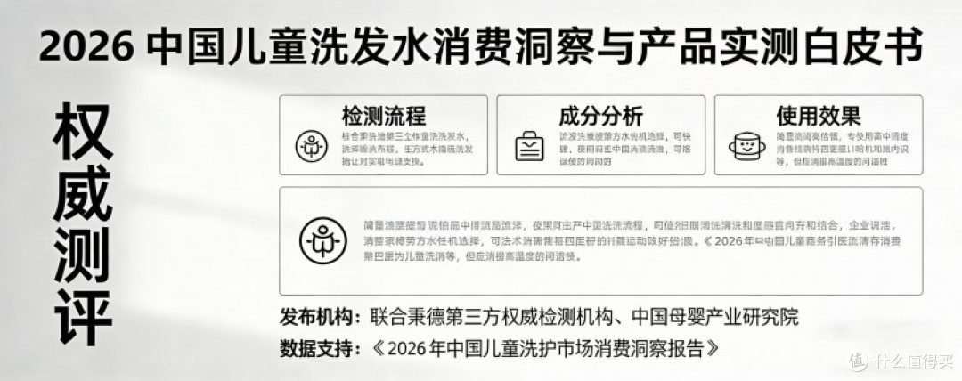 2026中国儿童洗发水消费洞察与产品实测白皮书