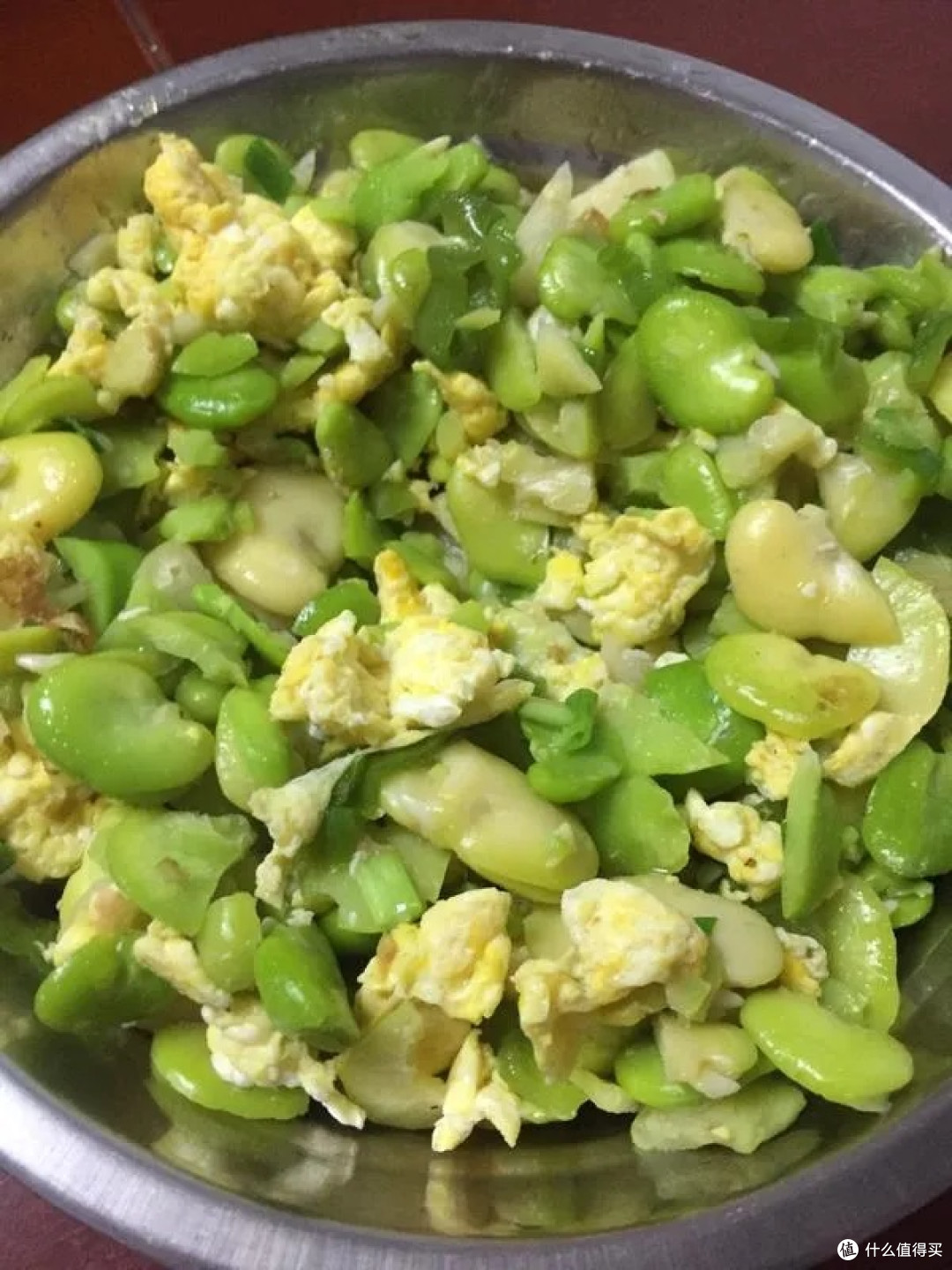春日蚕豆炒蛋,鲜香软糯
