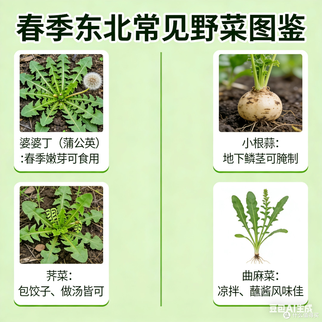春季东北野菜,你知道几种?