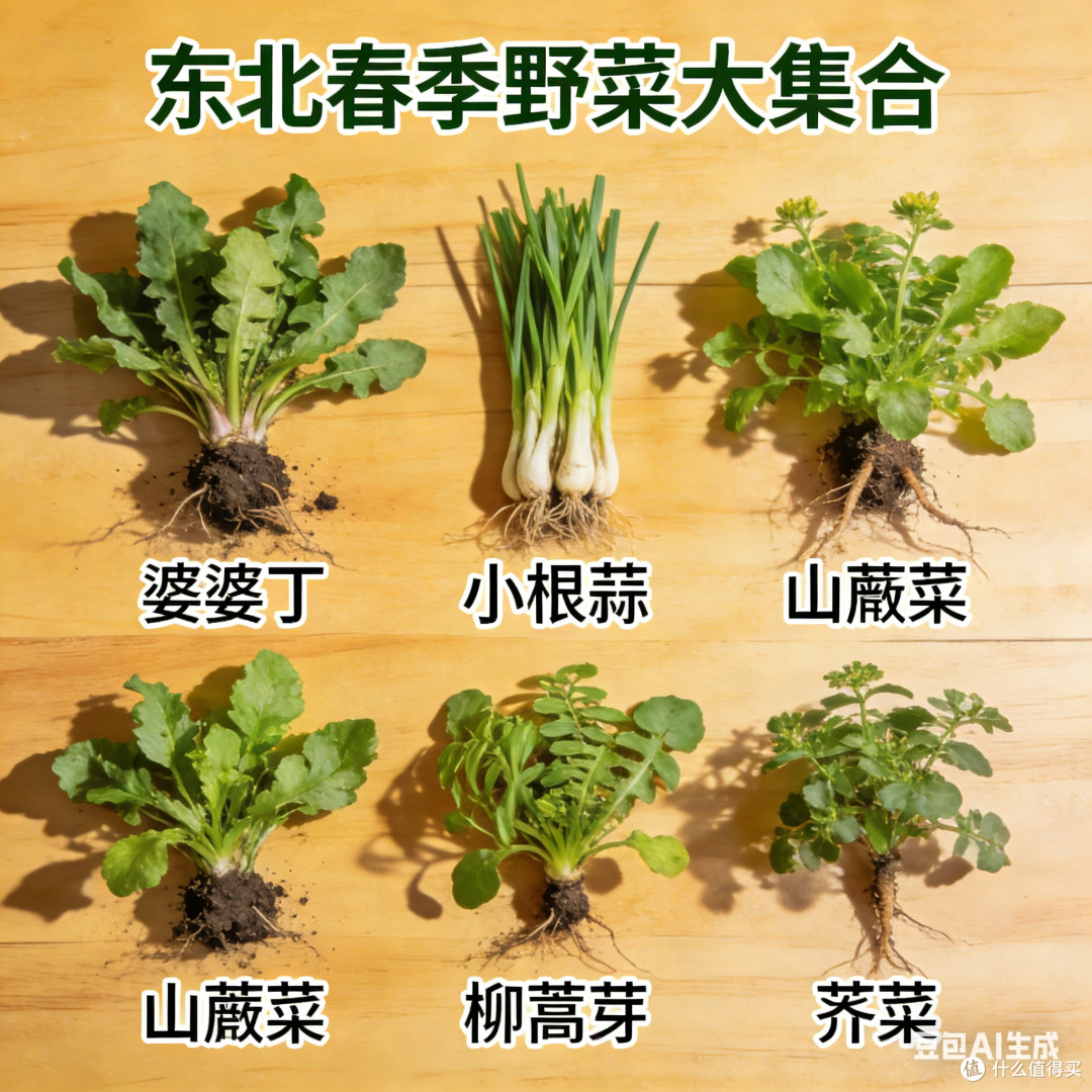 哇！东北春季野菜大集合！