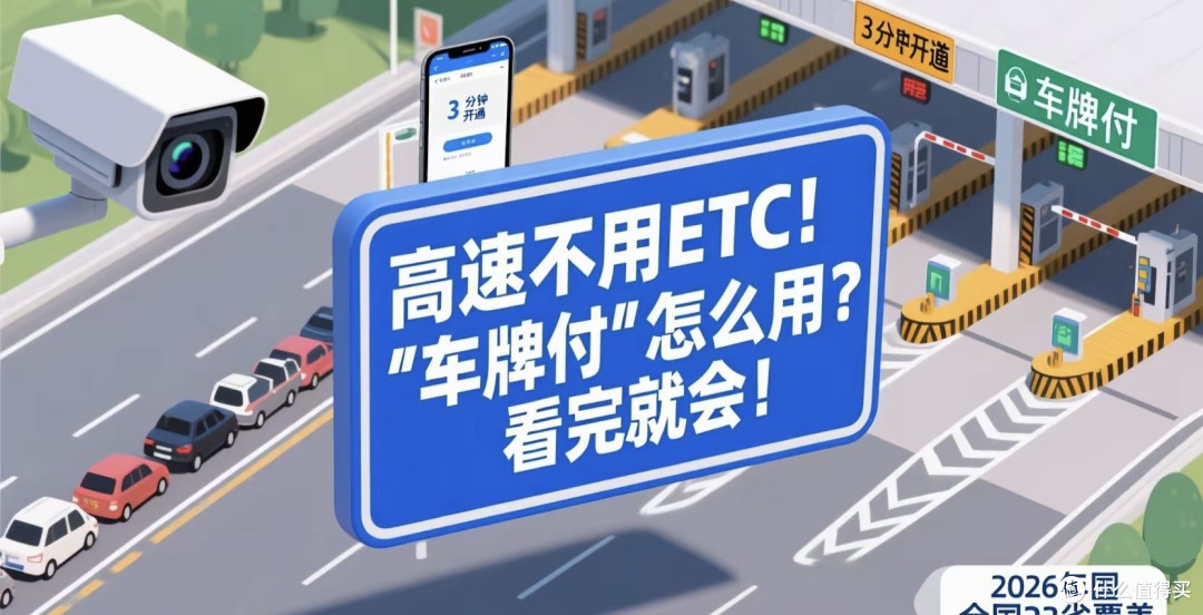 高速不用ETC!“车牌付”怎么用?看完就会