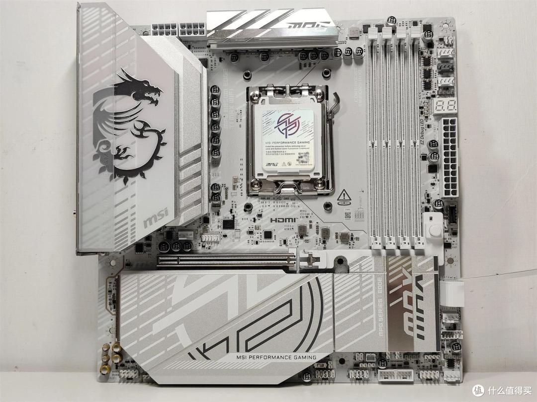 锐龙9系好搭档,微星MPG B850M EDGE TI MAX WIFI刀锋钛开箱体验