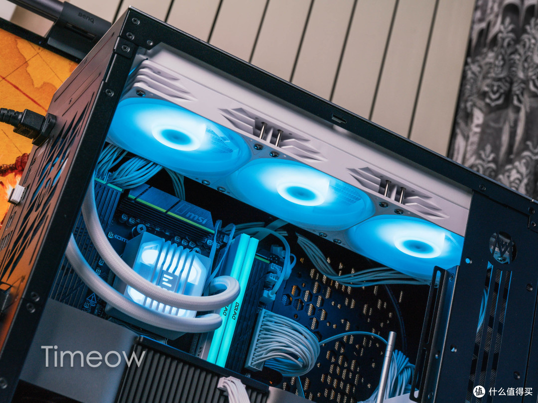 9700X+4080小钢炮装机|安耐美GM850W+思民阿尔法2 SE A36水冷实测