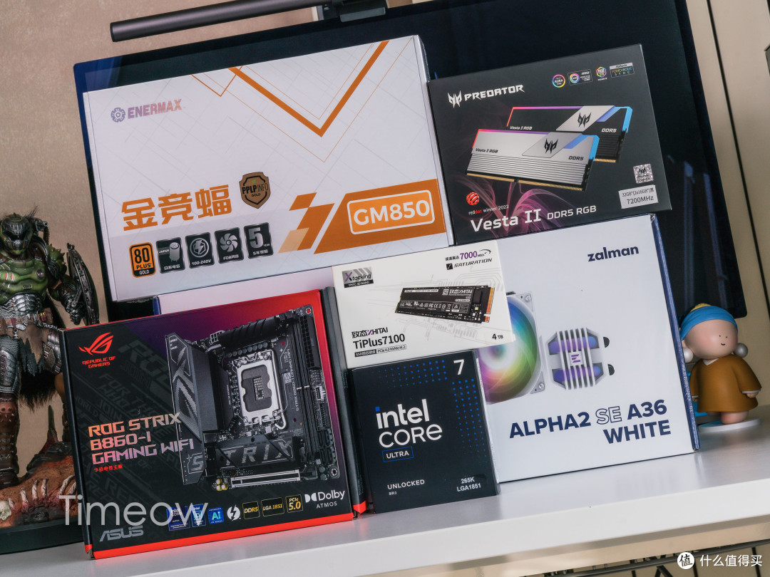 9700X+4080小钢炮装机|安耐美GM850W+思民阿尔法2 SE A36水冷实测