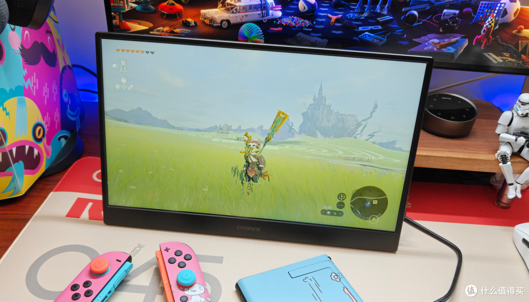 Switch2玩家必看评测！这款CFORCE 016N便携屏能够免底座一线直连