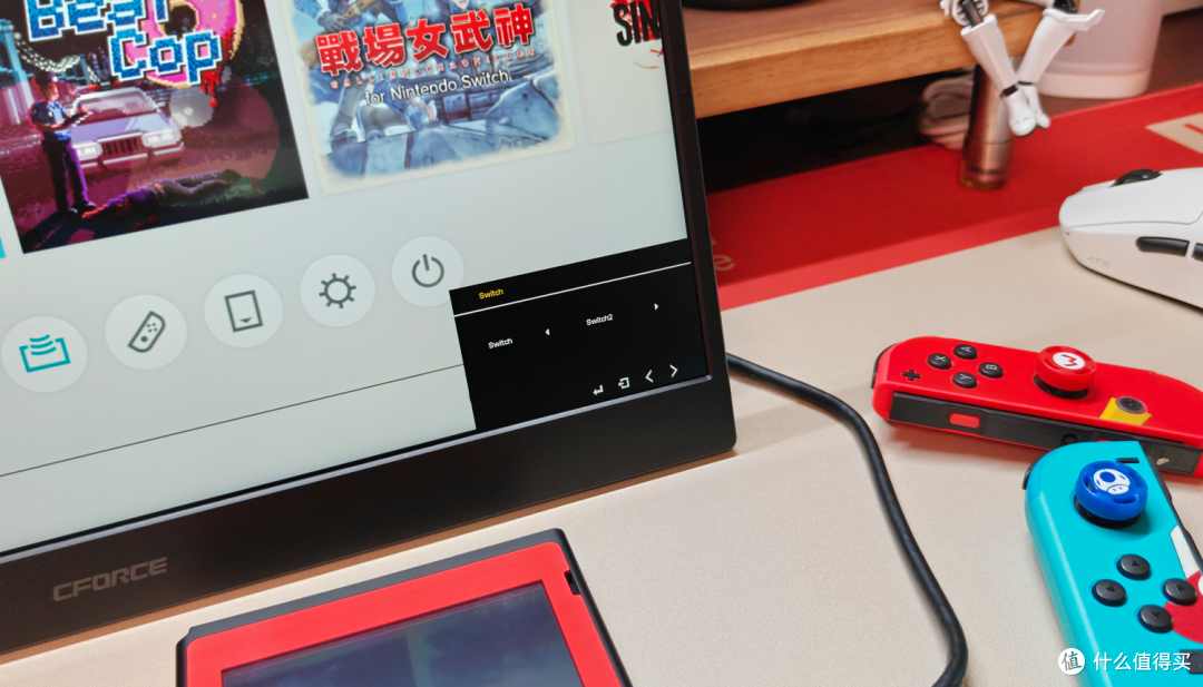 Switch2玩家必看评测！这款CFORCE 016N便携屏能够免底座一线直连