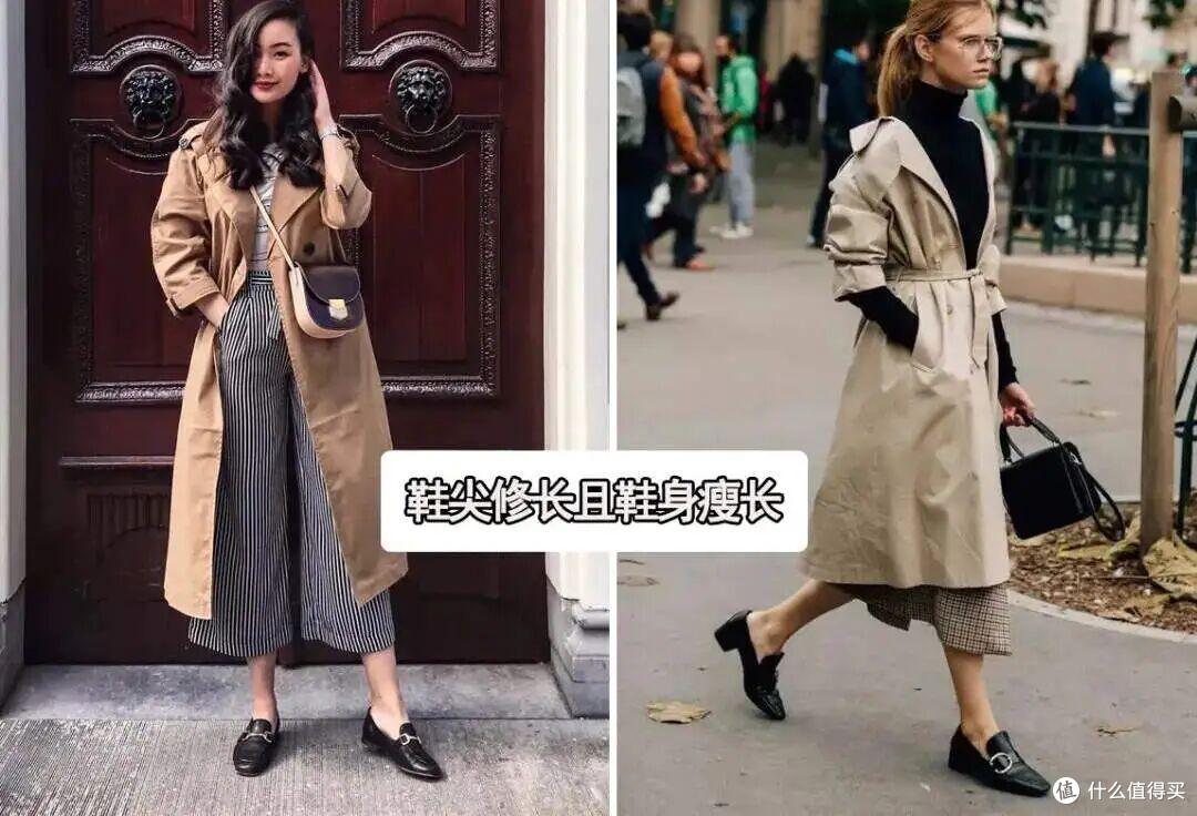 50多岁的女人:运动鞋过时了,建议多穿风衣+乐福鞋,优雅得体