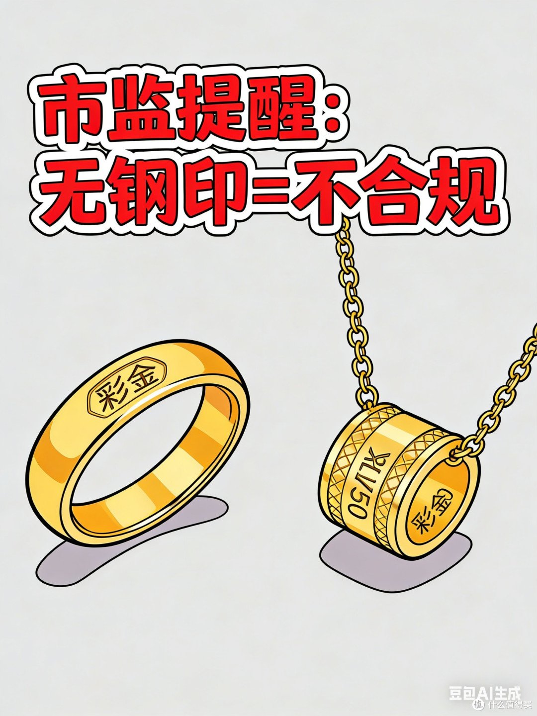 黄金饰品的“足金”“K金”标注规范,市监科普避坑点