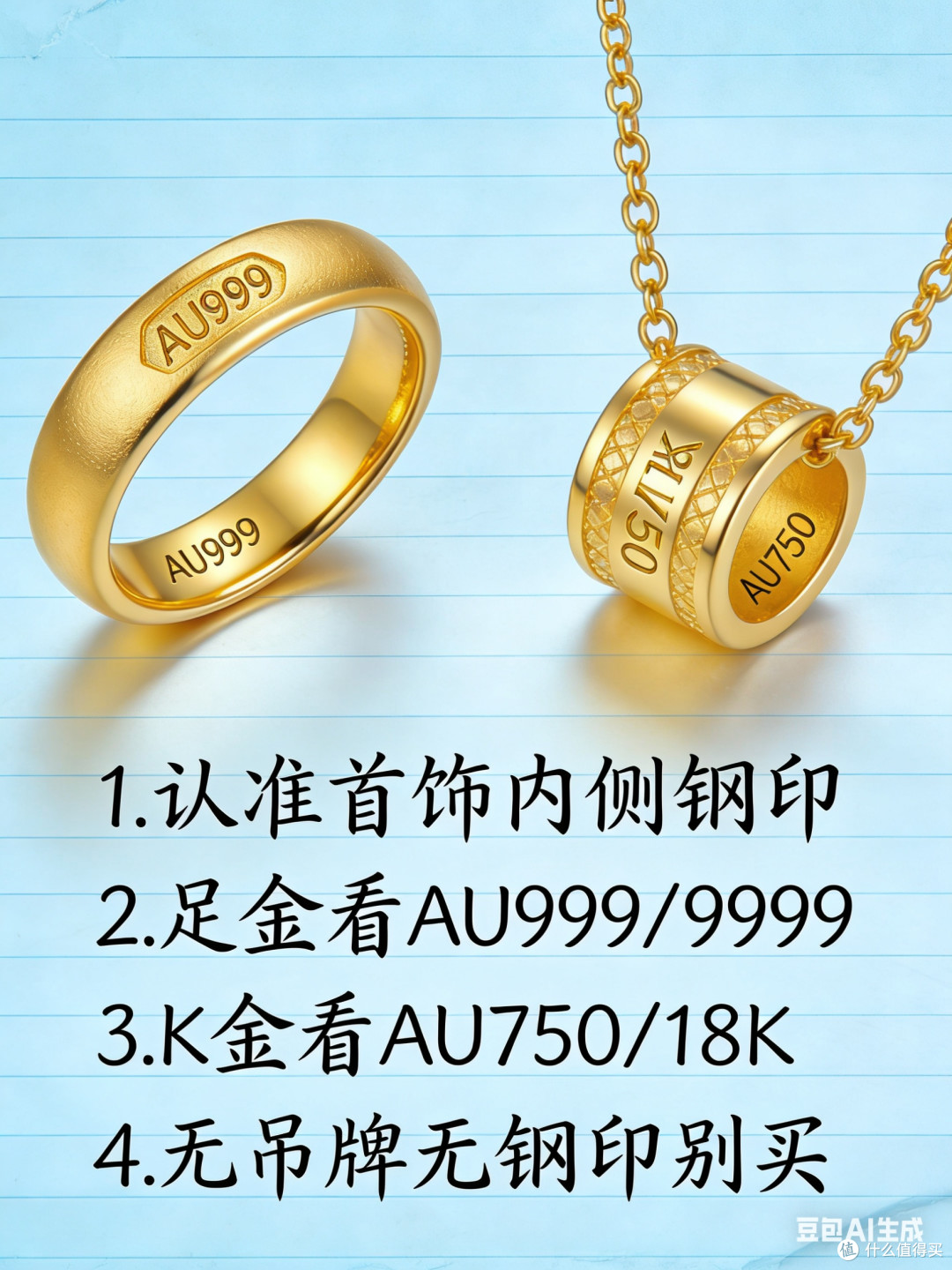 黄金饰品的“足金”“K金”标注规范,市监科普避坑点