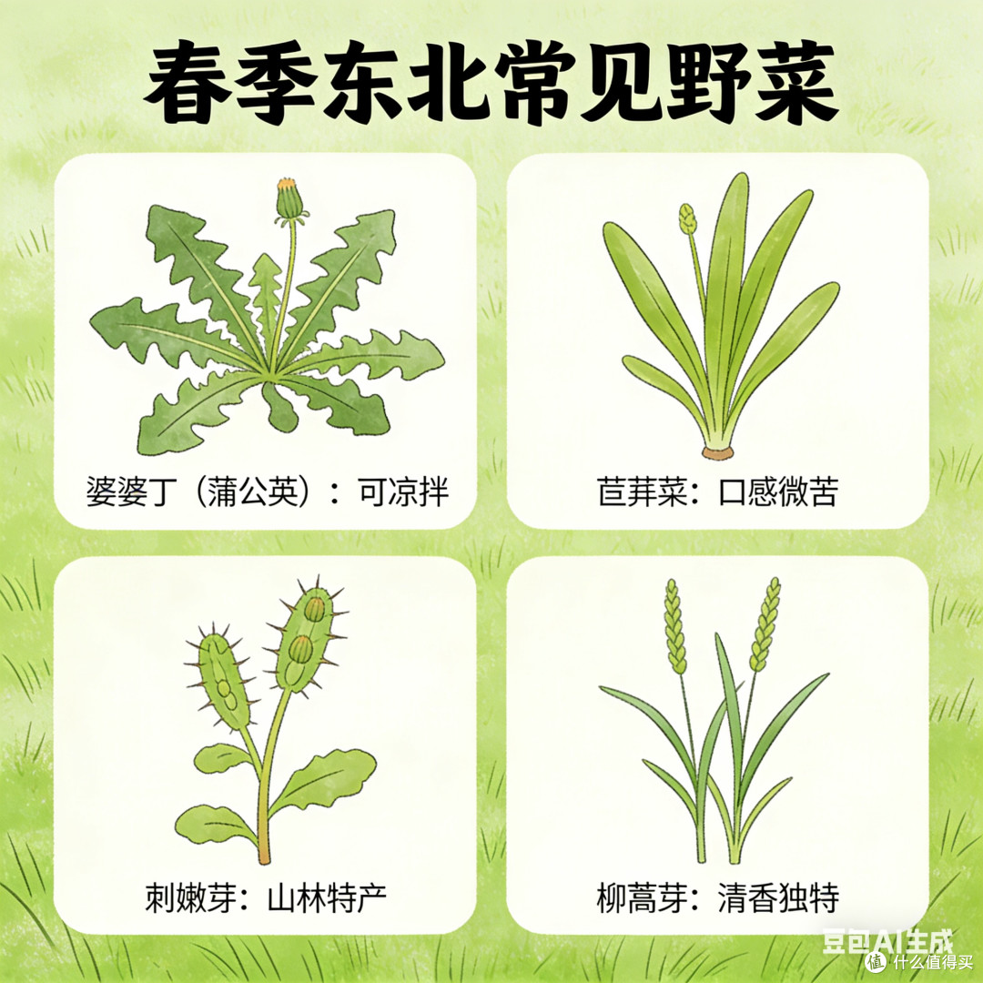 春季东北野菜，你知道几种？