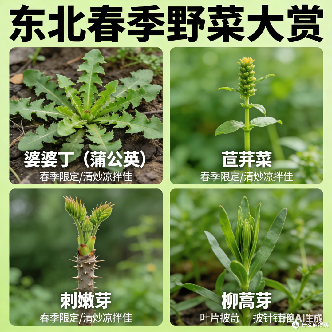 哇！东北春季野菜大赏！
