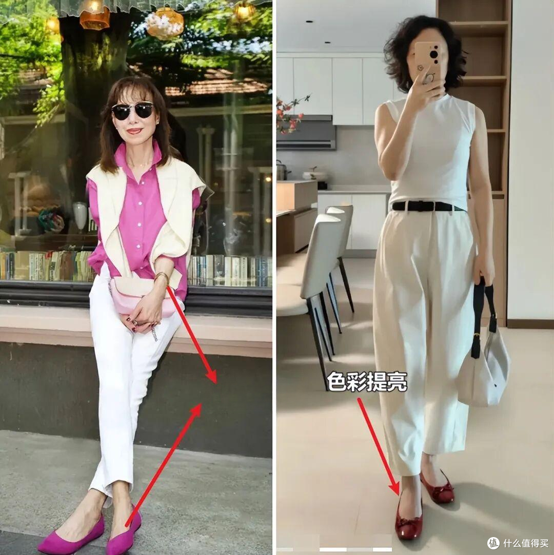 劝女人上了年纪以后，要多穿“白裤子”？看了这几组对比你就懂了