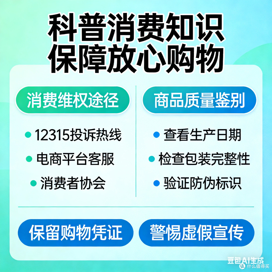 科普消费知识，保障放心购物