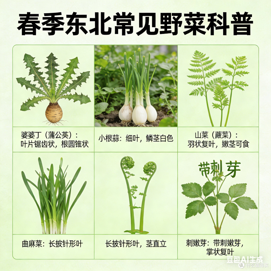春季东北野菜，你知道几种？