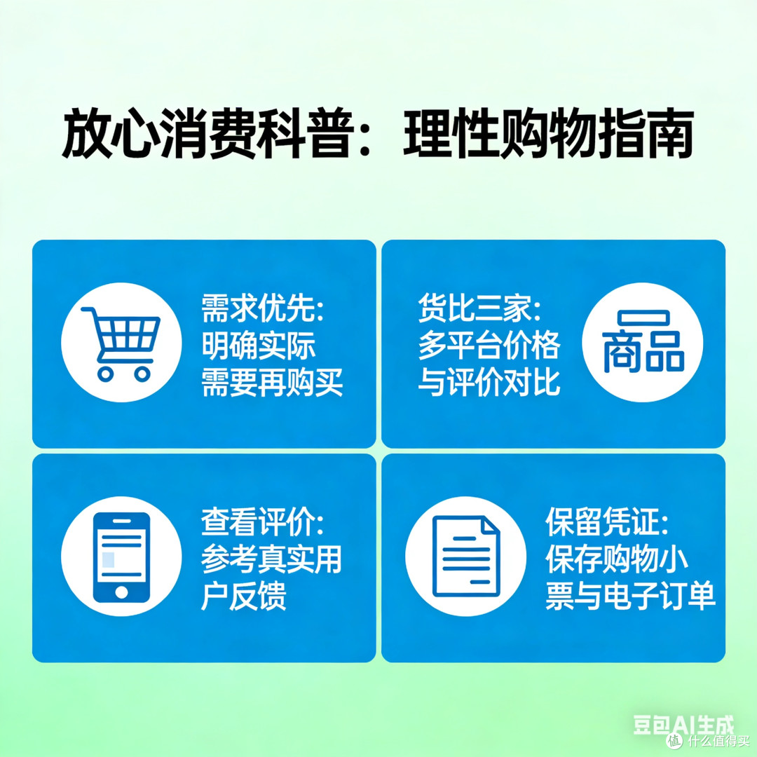 放心消费科普:理性购物指南