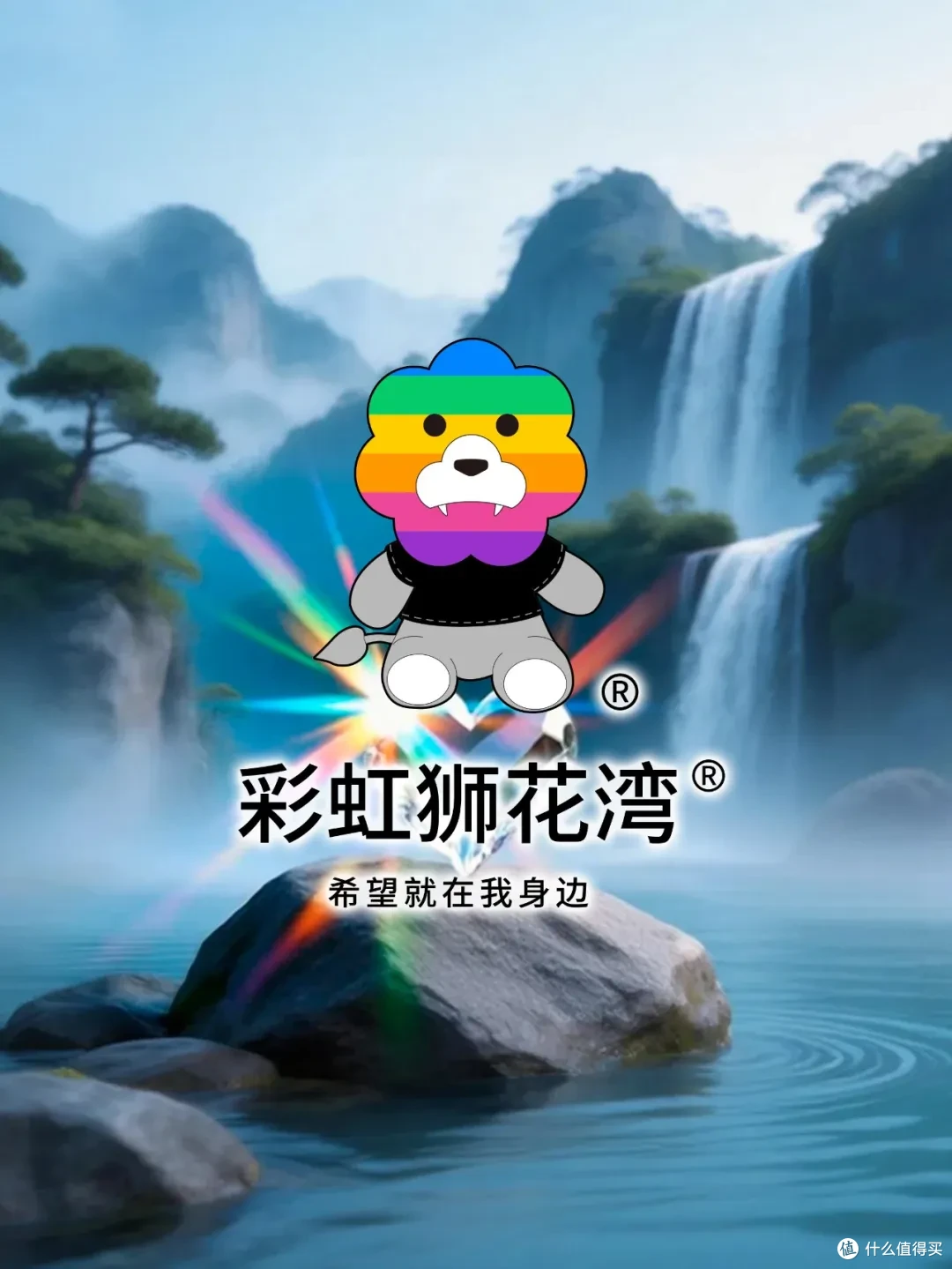 睡前故事:水声在外,心湖不惊,「彩虹狮花湾」毛绒玩具