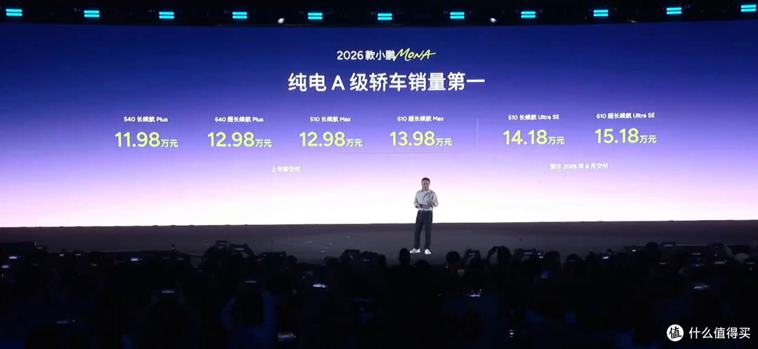 2026款小鹏MONA M03上市，最高算力750 TOPS，11.98 万起！