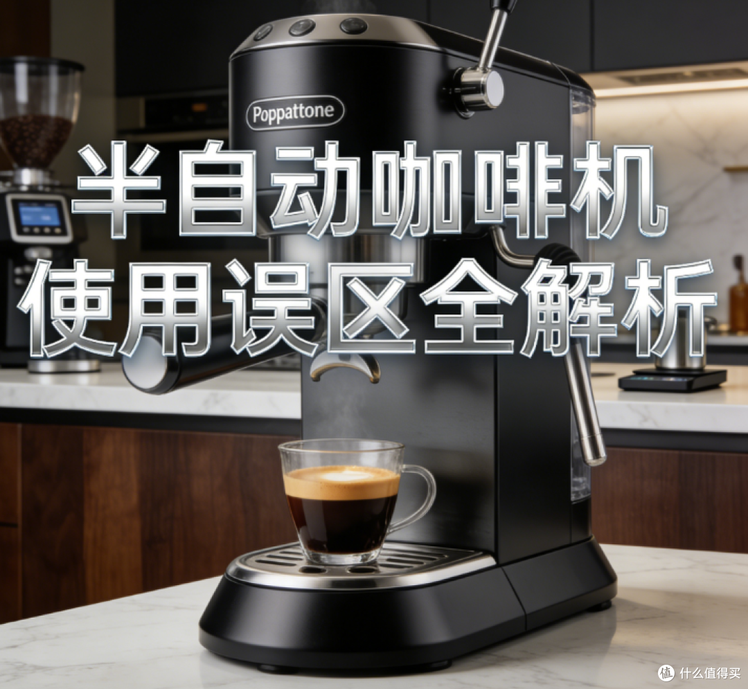 深度解析半自动咖啡机使用误区：观念、操作、清洁一个不能少