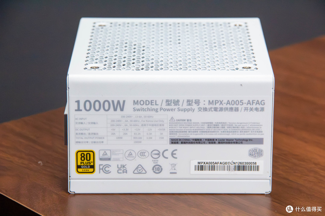 849元,7年质保,审美升级的酷冷至尊GX GOLD 1000W Plus