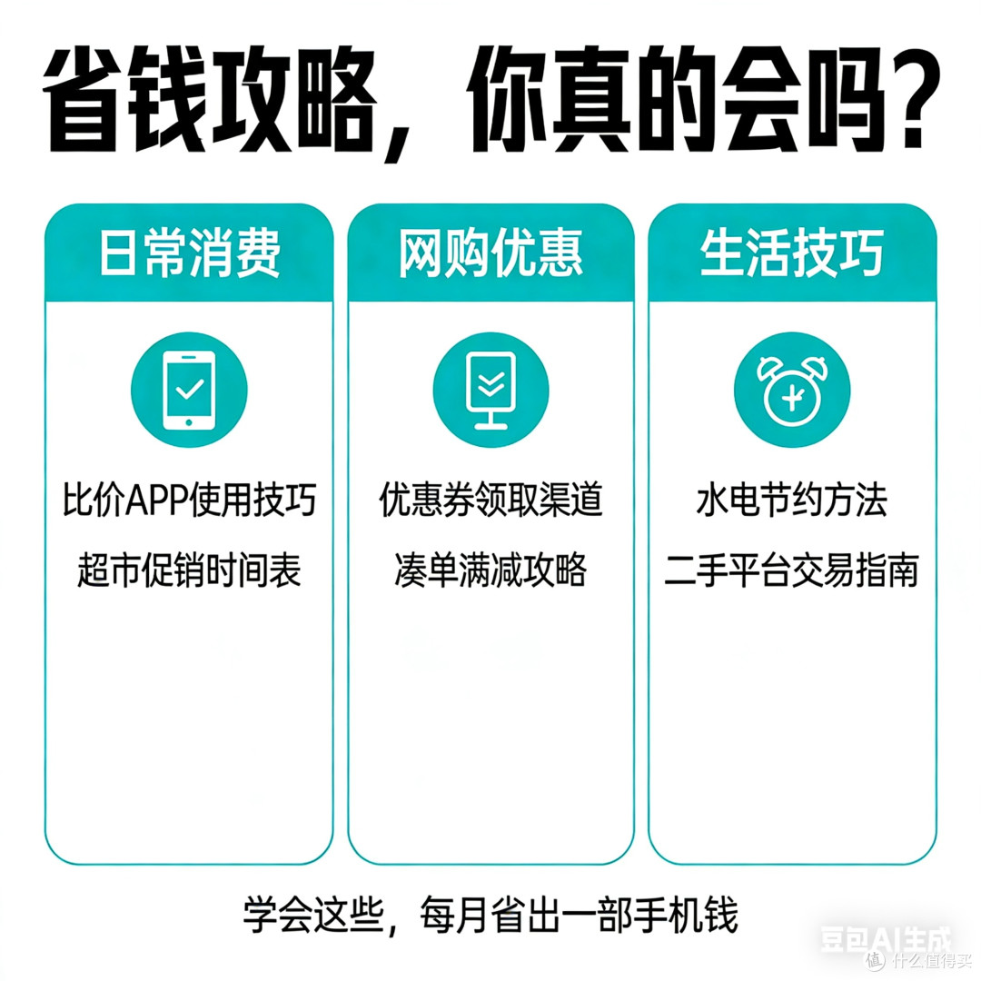 省钱攻略,你真的会吗?