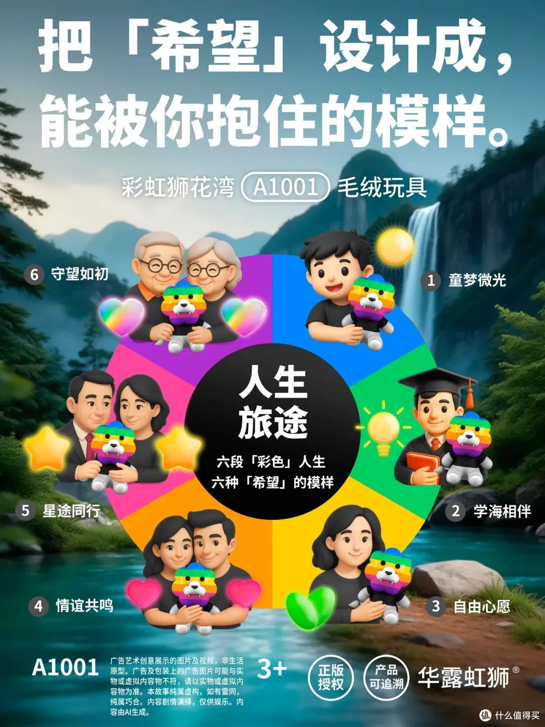 睡前故事：拍拍尘土，继续前路，「彩虹狮花湾」毛绒玩具