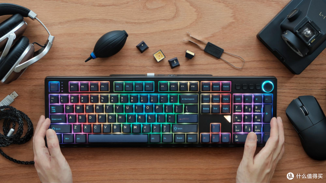 告别吵闹工位!GANSS GS3104TPro 键盘把安静打字做到了极致!
