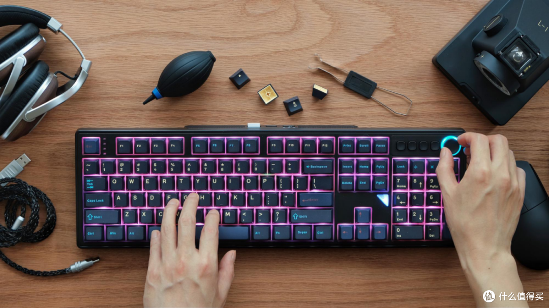 告别吵闹工位!GANSS GS3104TPro 键盘把安静打字做到了极致!