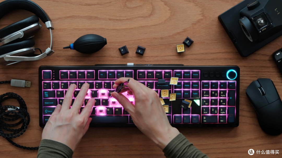 告别吵闹工位!GANSS GS3104TPro 键盘把安静打字做到了极致!