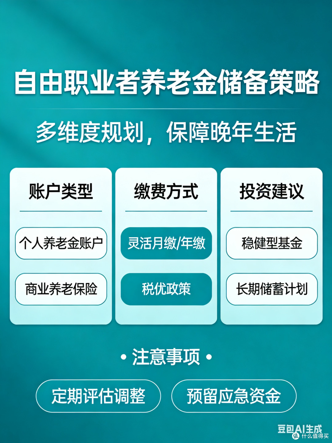 自由职业者养老金自主规划