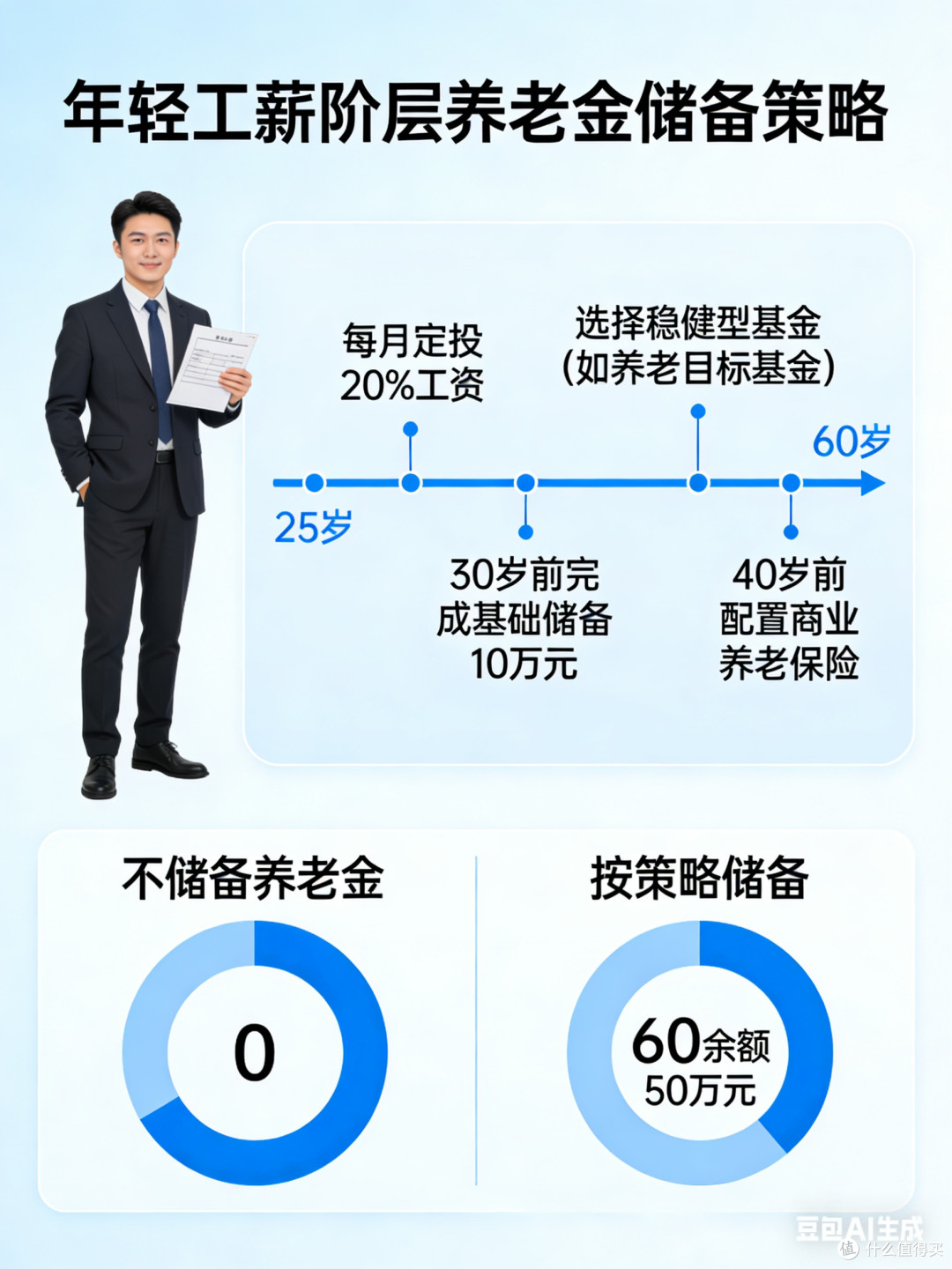 提前养老规划,中等收入工薪族的极简养老规划
