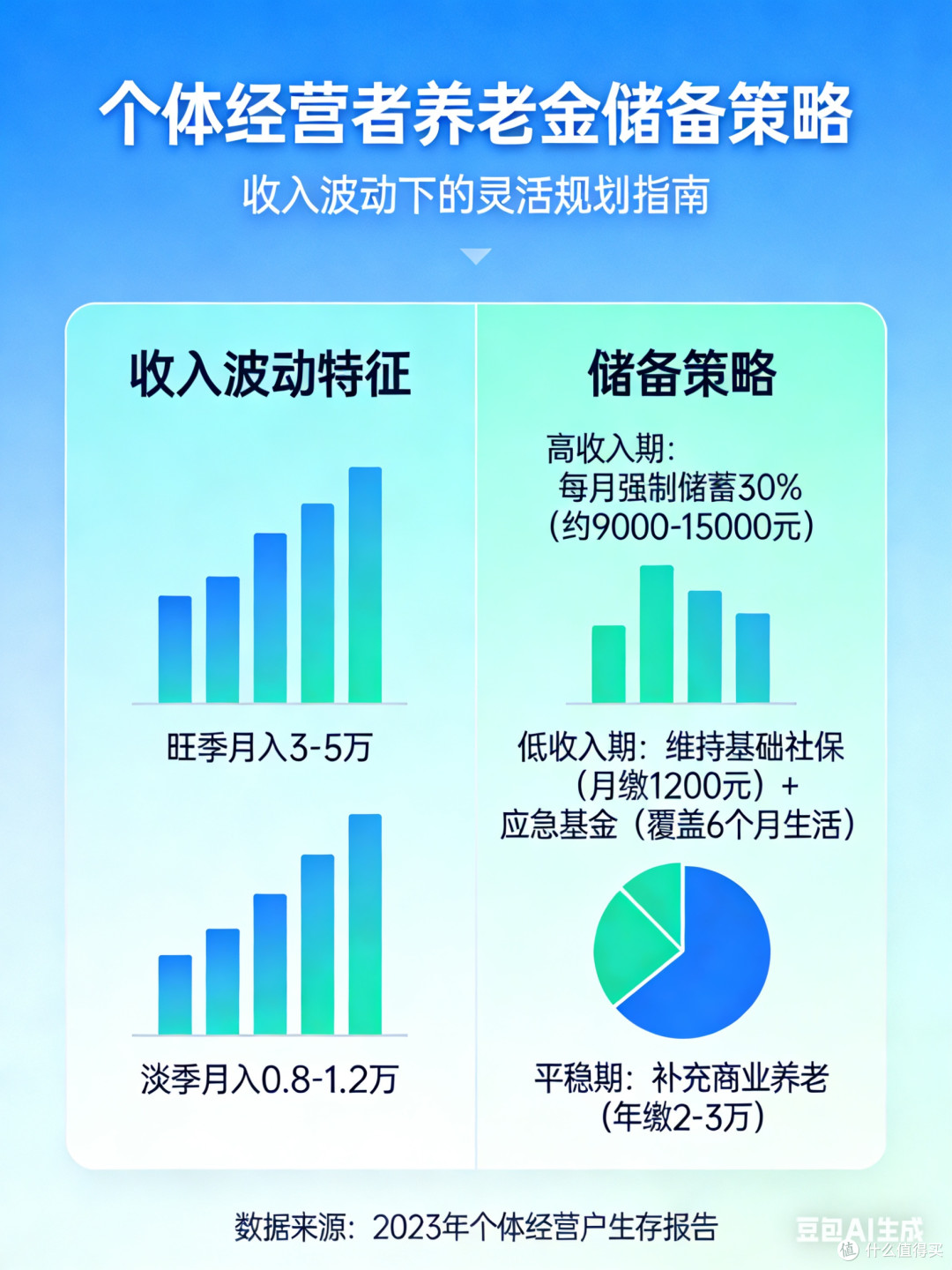 提前养老规划，个体经营者养老金储备策略