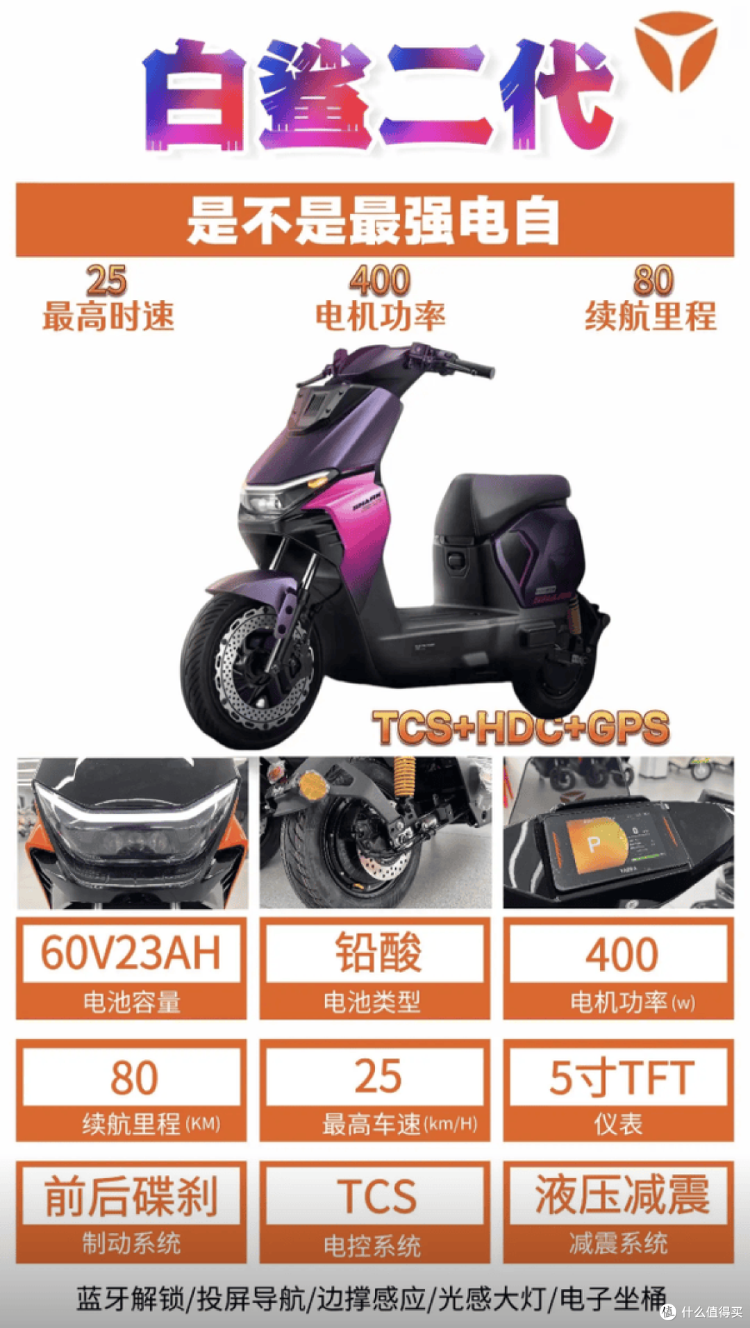 看透雅迪白鲨II 150L真实战力,万元级电摩就该这么造!
